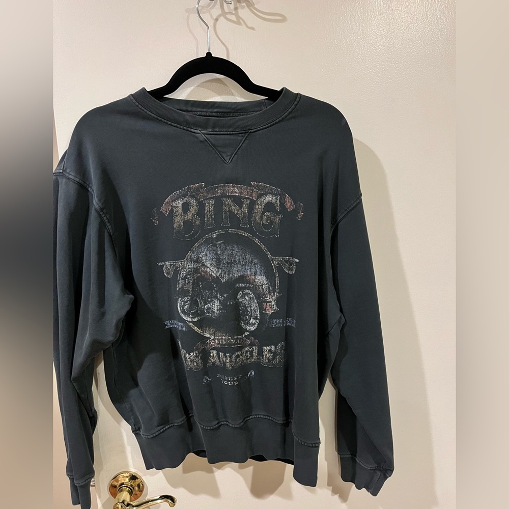 Anine Bing Motorcycle Sweatshirt
